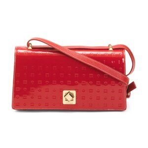 ARCADIA Made In Italy Patent Leather East West Crossbody